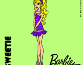 Dibujo Barbie Fashionista 6 pintado por elias