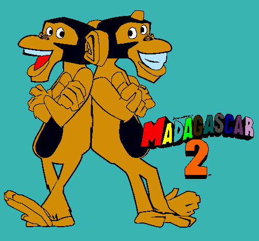 Madagascar 2 Manson y Phil 2