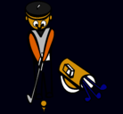 Dibujo Jugador de golf II pintado por Clipperton