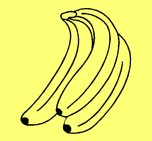 Dibujo Plátanos pintado por miamile160