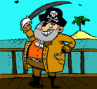 Dibujo Pirata a bordo pintado por milinimi