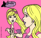 Dibujo Barbie sorprendida pintado por bicbnsbge