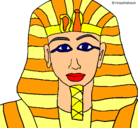 Dibujo Tutankamon pintado por antovbcdvb