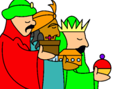 Dibujo Los Reyes Magos 3 pintado por naimeth