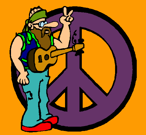 Músico hippy