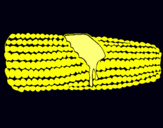 Dibujo Mazorca de maíz pintado por rotigopglffl