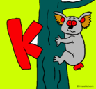 Dibujo Koala pintado por cadrtg