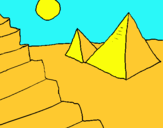 Dibujo Pirámides pintado por Ailyne