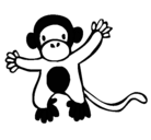 Dibujo Mono pintado por lauragil