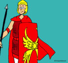 Dibujo Soldado romano II pintado por revilla
