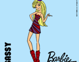 Dibujo Barbie Fashionista 2 pintado por elias