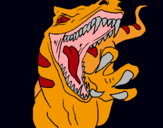 Dibujo Velociraptor II pintado por raystriker