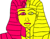 Dibujo Tutankamon pintado por aleix
