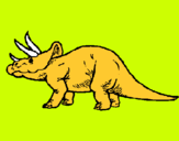 Dibujo Triceratops pintado por piruli6