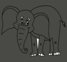 Dibujo Elefante feliz pintado por AitaYAri012