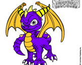 Dibujo Spyro pintado por yejfhfgkdjh