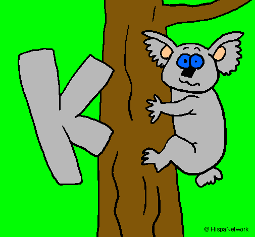 Dibujo Koala pintado por dany_miley