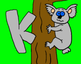 Dibujo Koala pintado por dany_miley