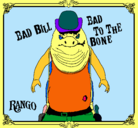 Dibujo Bad Bill pintado por rango