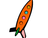 Dibujo Cohete II pintado por martiacosta