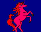 Dibujo Unicornio pintado por punicornio