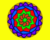 Dibujo Mandala 1 pintado por erneschiva