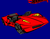 Dibujo Hot Wheels 4 pintado por xara