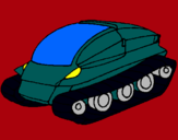 Dibujo Nave tanque pintado por cuky