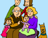 Dibujo Familia pintado por Jorgexu