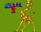 Dibujo Madagascar 2 Melman pintado por nikolsitha