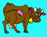 Dibujo Vaca pintado por valeriako