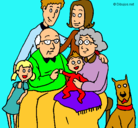 Dibujo Familia pintado por poiuyr