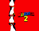 Dibujo Madagascar 2 Pingüinos pintado por vampiro