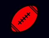 Dibujo Pelota de fútbol americano II pintado por dieguiog