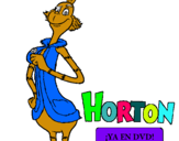 Dibujo Horton - Alcalde pintado por ayala