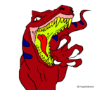 Dibujo Velociraptor II pintado por la-lo