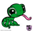 Dibujo Lagarto Littlest Pet Shop pintado por love_lucy