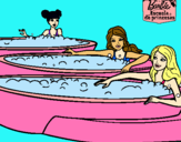 Dibujo Barbie y sus amigas en el jacuzzi pintado por aru-14