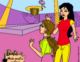 Dibujo Barbie descubre a las hadas mágicas pintado por Ester
