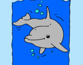 Dibujo Delfín pintado por angyta