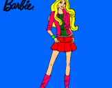 Dibujo Barbie juvenil pintado por XARA