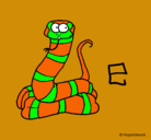 Dibujo Serpiente pintado por gasparrr