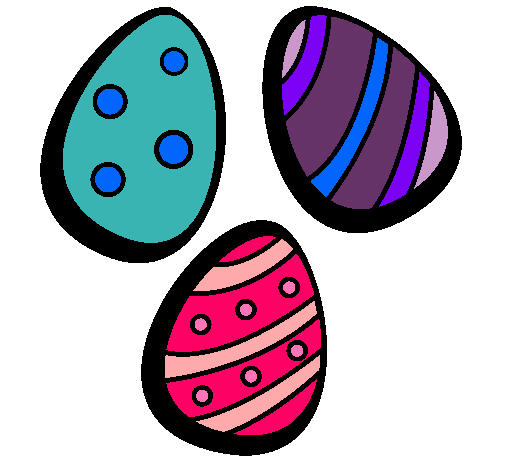 Dibujo Huevos de pascua IV pintado por dieguiog