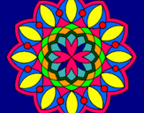 Dibujo Mandala 20 pintado por milemango