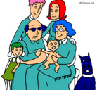 Dibujo Familia pintado por oiuytrfdvcbn