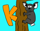 Dibujo Koala pintado por macabe123455