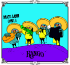 Dibujo Mariachi Owls pintado por hibrain