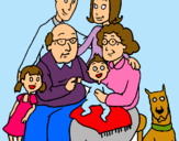 Dibujo Familia pintado por zorfel