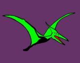 Dibujo Pterodáctilo pintado por enanin