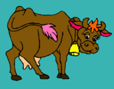 Dibujo Vaca pintado por valeriako